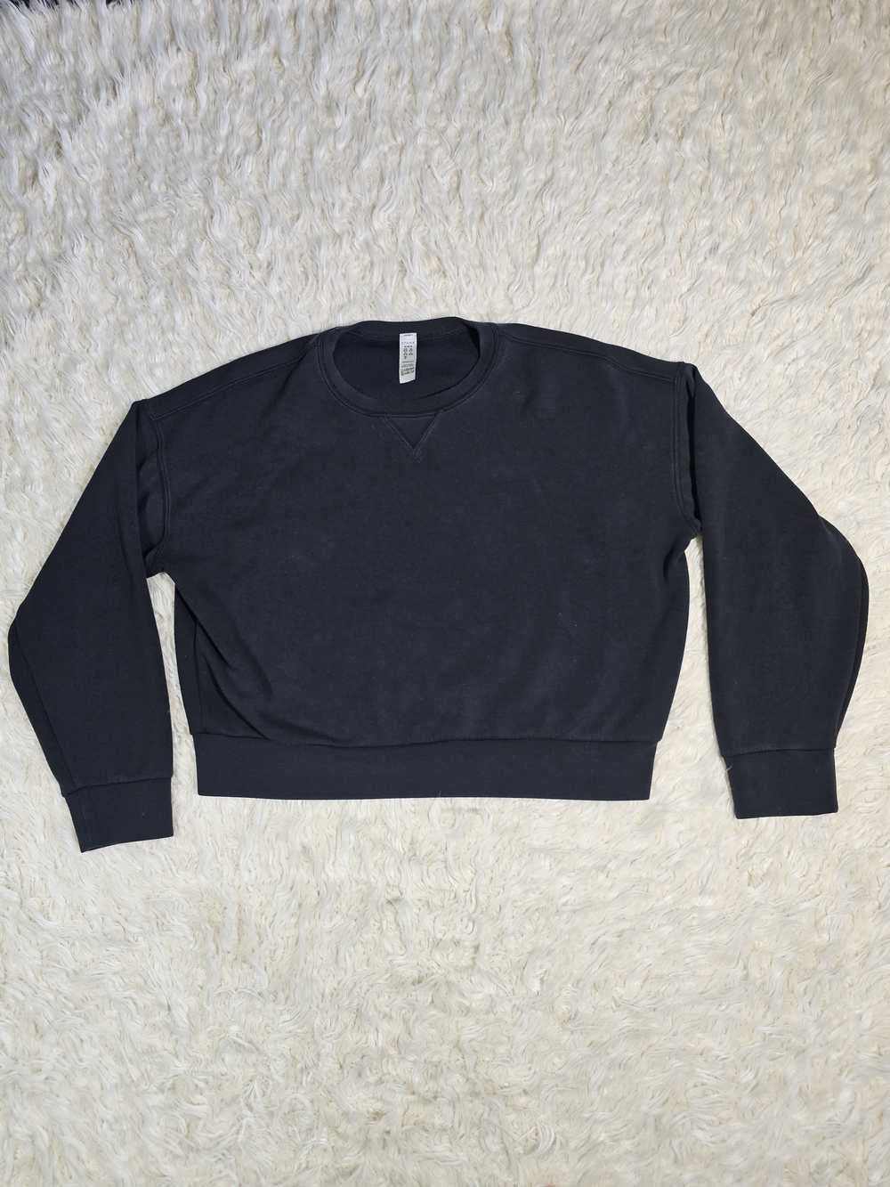 Spanx Sweater Women M AirEssentials Crew Neck Sweatshirt Knit .